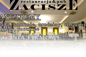 Zacisze Restauracja&Pub - projekt modu�u reklamowego.